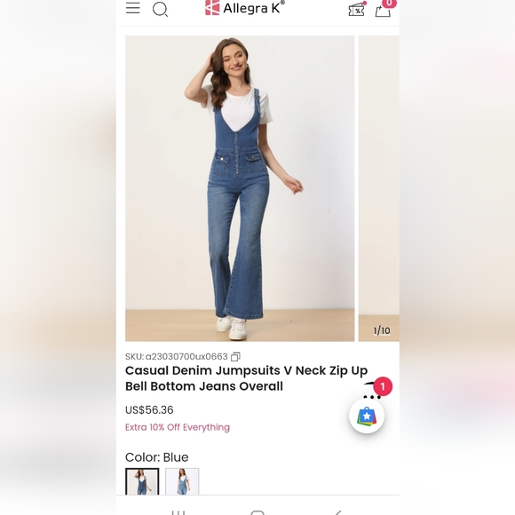 NWT ALLEGRA K JUMPSUIT - Picture 2 of 7